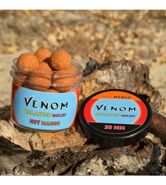 Feedermánia Venom Balanced Boilies Hot Mango 20 mm