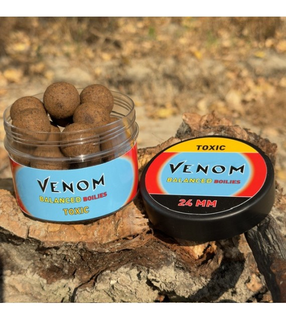 Feedermánia Venom Balanced Boilies Toxic 24 mm