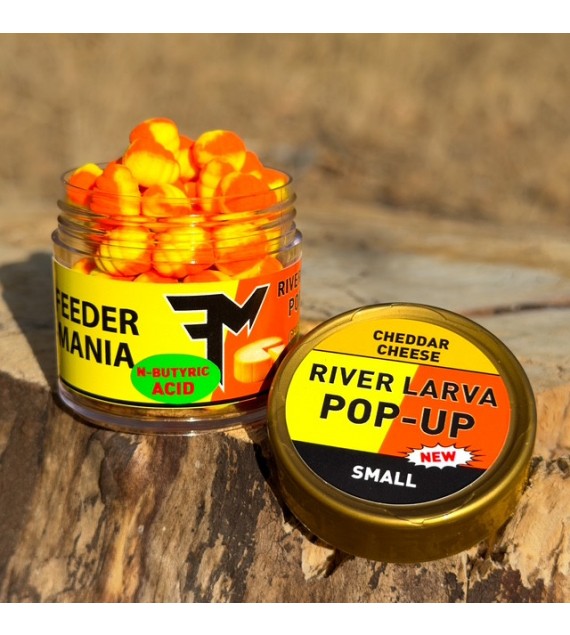 Feedermánia River Larva Pop-Up Cheddar Cheese - Small