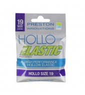 PRESTON HOLLO ELASTIC SIZE 19h PURPLE (LILA 3,2mm)