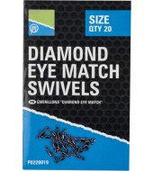 PRESTON DIAMOND EYE MATCH SWIVELS - SIZE 14