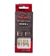 TOP MIX Method Feeder Rig - 12 (előkötött horog csalitüskével)