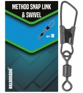 Haldorádó Method Snap Link & Swivel - karabineres forgókapocs