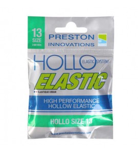 PRESTON HOLLO ELASTIC SIZE 13h GREEN (ZÖLD 2,3mm)