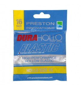 PRESTON DURA HOLLO ELASTIC - SIZE 16 - YELLOW (SÁRGA 2,6mm)