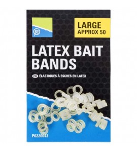 PRESTON LATEX BAIT BANDS - LARGE
