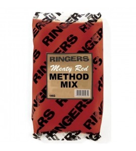 Ringers Groundbait Meaty Red Method Mix
