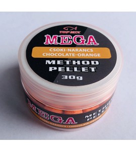 TOP MIX MEGA Method Pellet - Csoki-Narancs
