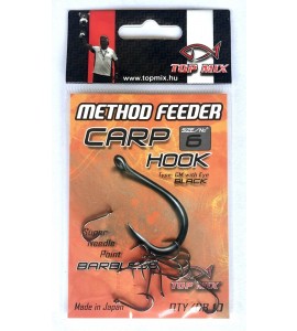 Method Feeder Carp Hook Barbless #6