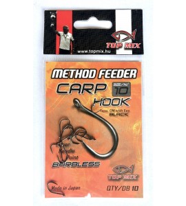 TOP MIX Method Feeder Carp Hook Barbless #10