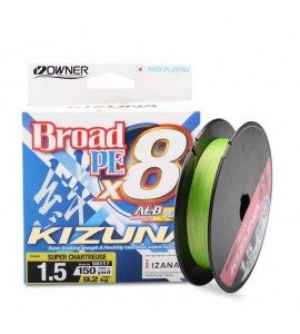 OWNER Kizuna X8 Chartreuse 135 m - 0,17 mm