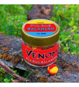 Feedermánia Venom PVA Bag Balanced Boilies - Toxic 12mm