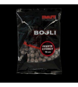 BAIT MAKER Bojli 16 mm Fekete Gyöngy 800 g