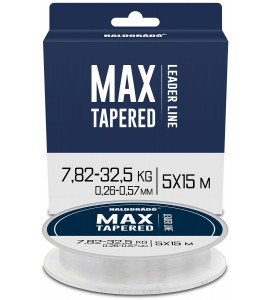 Haldorádó MAX TAPERED Leader 5x15 m - 0,26-0,57 mm dobóelőke