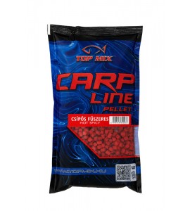 TOP MIX Carp Line etető pellet 8mm - Csípős fűszeres