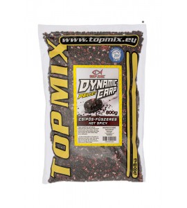 TOP MIX Dynamic Carp etető pellet,  Csípős fűszeres