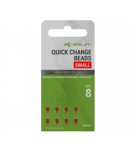Korum Quick Change Beads Smokescreen gyorskapocs - SMALL