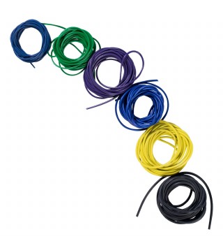 PRESTON Dura Hollo Elastic rakós gumi - Size 16 - Yellow (sárga 2,6mm)