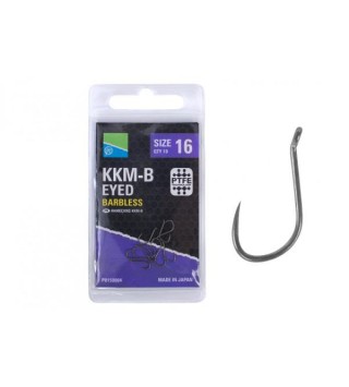 PRESTON KKM-B Barbless Hooks füles horog Size 10