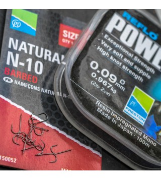 PRESTON N10 Hook lapkás horog - 22