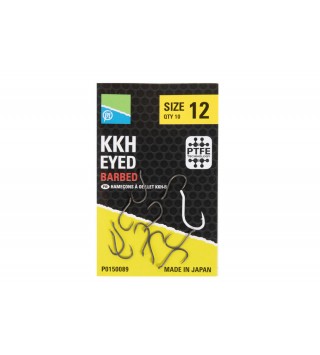 PRESTON KKH Micro Barbed Hooks füles horog - 10