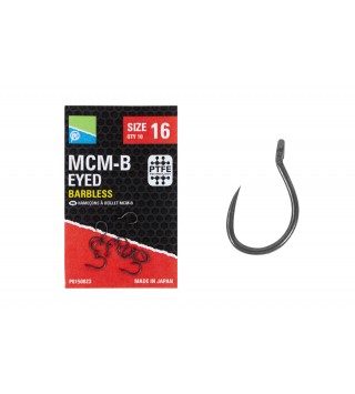 PRESTON MCM-B Eyed Hooks füles horog 10