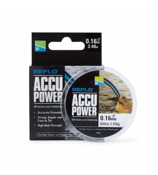 PRESTON Accu Power előkezsinór 100m - 0,20mm