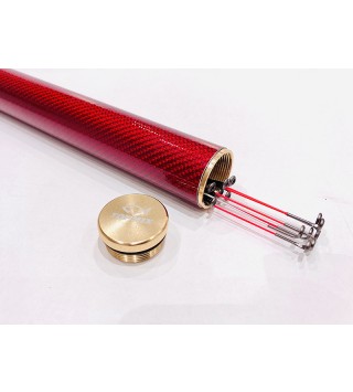 TOP MIX Carbon feeder spicctartó 30 x 600mm - Red