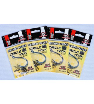 TOP MIX Method Feeder Circle Hook horog Barbless #6