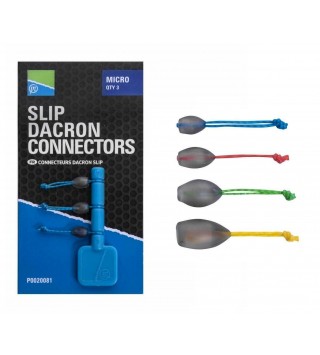 PRESTON Slip Dacron Connector - Micro