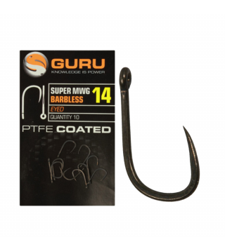 GURU Super MWG horog 14 (Barbless/Eyed)