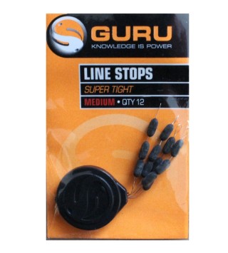 GURU Super Tight Line Stops Large gumiütköző