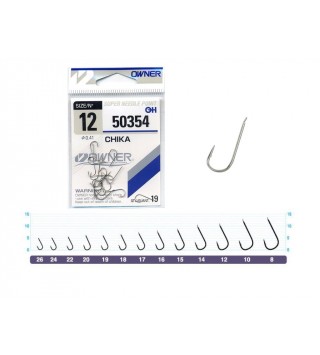 OWNER CHIKA 50354 lapkás horog - 10