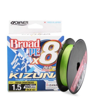 OWNER Kizuna X8 Chartreuse 135 m - 0,17 mm