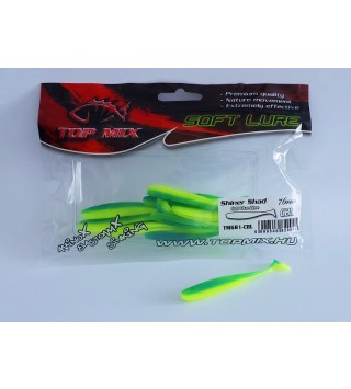 Top Mix Shiner Shad gumihal Cold Blue-Lime 76 mm 
