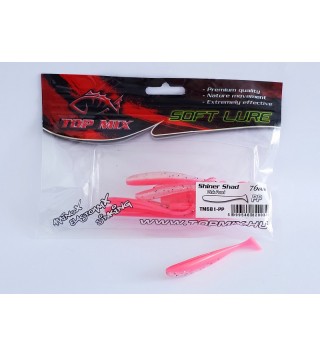 Top Mix Shiner Shad gumihal Pink Pearl 76 mm 