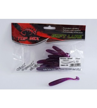 Top Mix Shiner Shad gumihal Purple Red 76 mm 