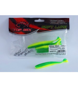 Top Mix Shiner Shad gumihal Green-Yellow Chartreuse 100 mm 