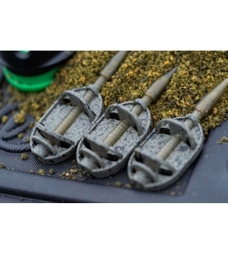 PRESTON ICS In-line Dura Flat Method kosár - Medium 30g