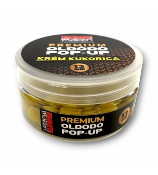BAIT MAKER Premium Oldódó Pop Up 12 mm Krém Kukorica 25 g