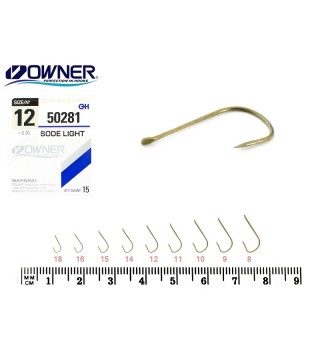 OWNER SODE LIGHT 50281 lapkás horog – 14