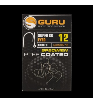 GURU Super XS horog Size 16 (Barbed/Eyed)