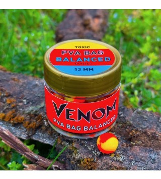 Feedermánia Venom PVA Bag Balanced Boilies - Toxic 12mm