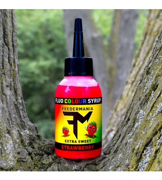Feedermánia Fluo Colour Syrup - Strawberry