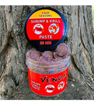 Feedermánia Venom Shrimp & Krill Paste - Four Seasons 20 mm