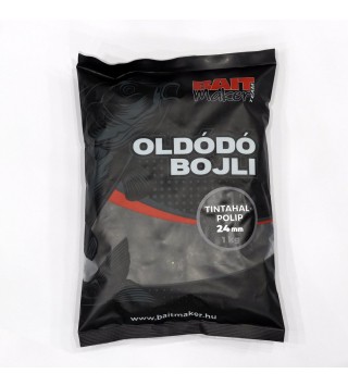BAIT MAKER Oldódó bojli 24 mm Tintahal Polip 1 kg 