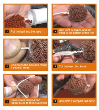 Haldorádó Carp PVA Mesh System 44 mm - PVA háló csövön tömörítővel 5 m