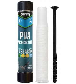 Haldorádó Carp PVA Mesh System 25 mm - PVA háló csövön tömörítővel 5 m