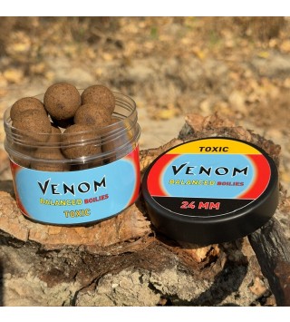 Feedermánia Venom Balanced Boilies Toxic 24 mm