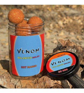 Feedermánia Venom Balanced Boilies Hot Mango 30 mm